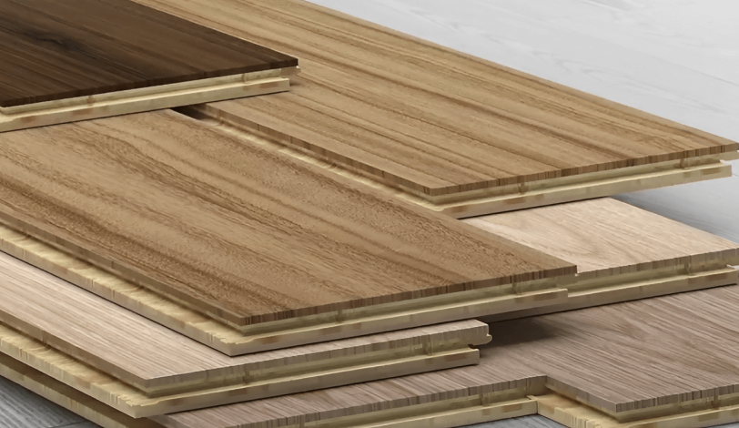 Engineered wood flooring